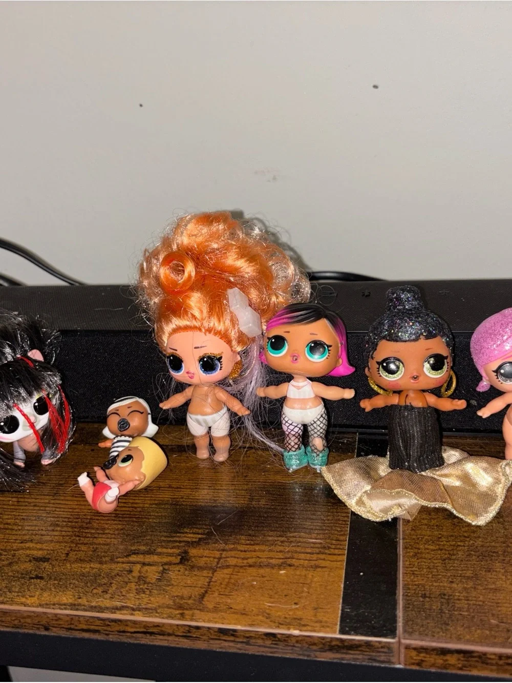Fashion Doll Playset with Orange, Pink & Black Hair - Style